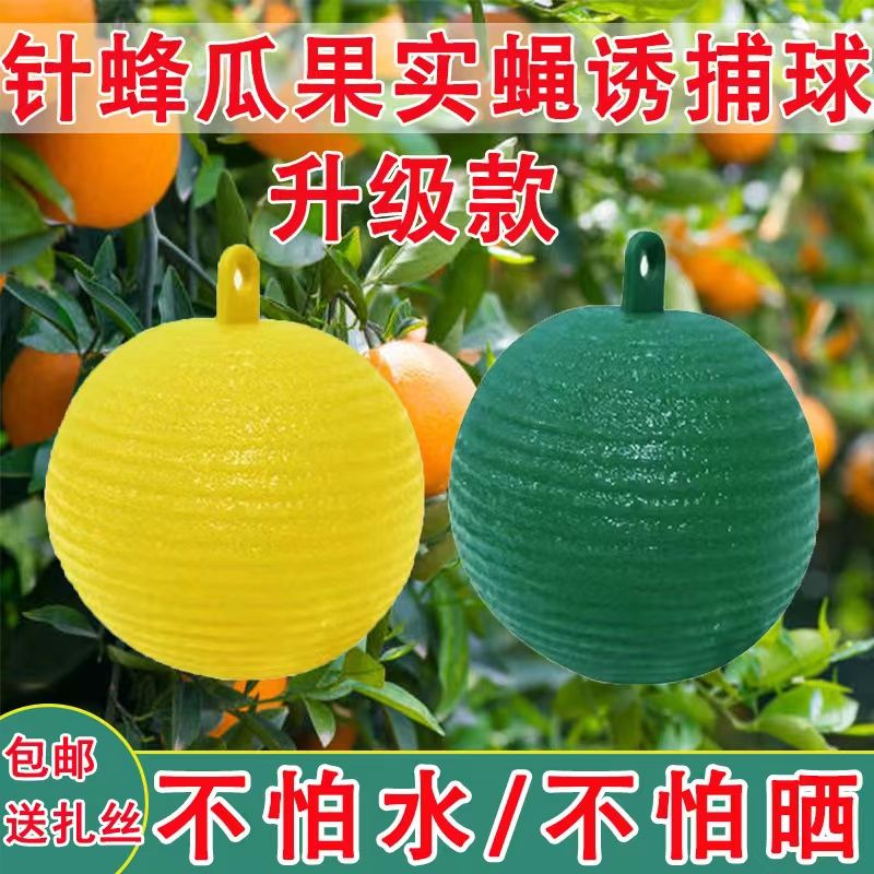 升级款农用实蝇诱捕球不怕水晒