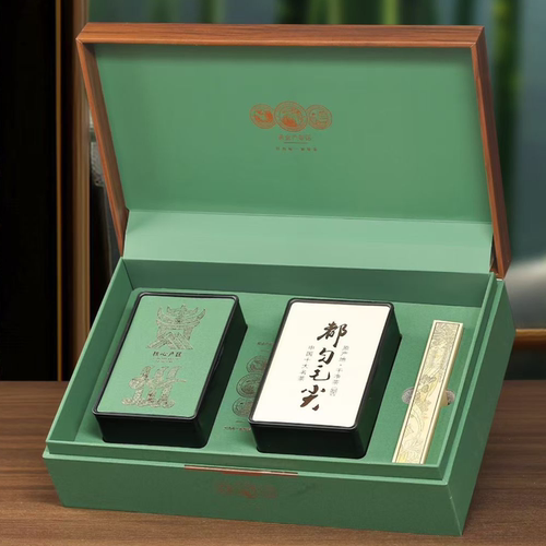 贵州都匀毛尖茶礼盒装特级绿茶