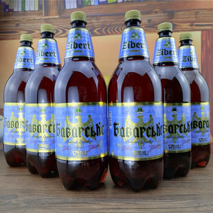 乌克兰进口啤酒1750毫升 2瓶纯麦原麦汁浓度11.5度巴瓦克酒精度5