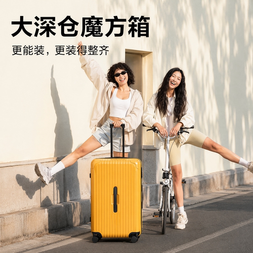 网易严选大容量深仓拉链行李箱