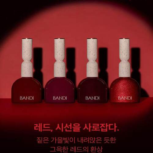 韩国进口新年红美甲甲油胶光疗胶