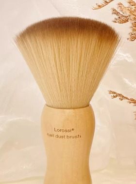Candypaint蘑菇头原木粉尘刷柔柔软毛刷清洁刷蓬松大毛量美甲工具