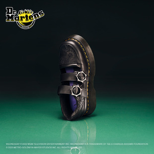 Dr.Martens马丁博士Buzz MJ Wednesday休闲通勤软皮皮鞋玛丽珍鞋