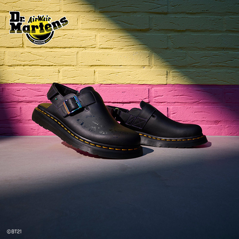 Dr.Martens马丁博士Jorge II BT21联名半拖懒