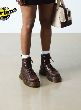 Dr.Martens马丁博士Buzz 8i秋冬新款舒适复古休闲通勤厚底马丁靴