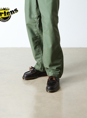 Dr.Martens马丁博士Adrian英产秋季舒适懒人一脚蹬黑色女乐福鞋