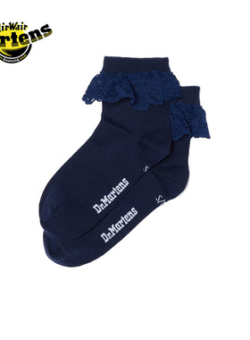 Dr.Martens马丁博士Frill Sock 26秋新款舒适百搭弹力蕾丝袜子