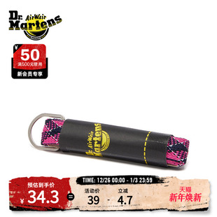 通用搭配马丁靴鞋 Laces秋新款 带 Woven Dr.Martens马丁博士Tartan