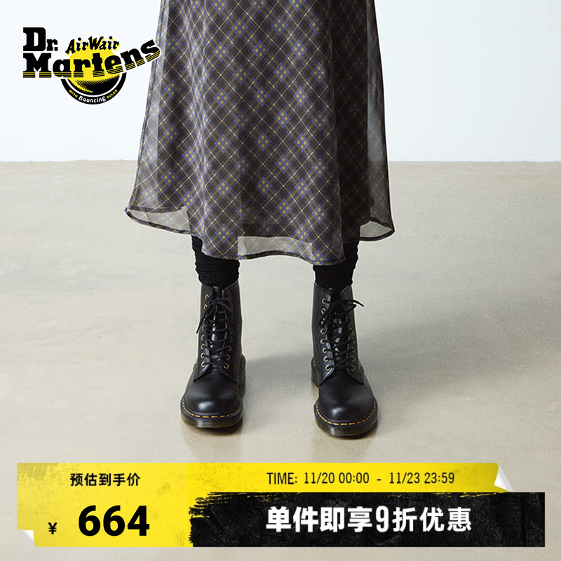 男女款系带8孔马汀马丁靴