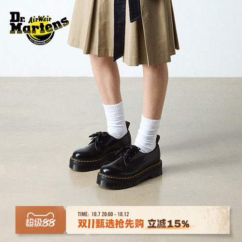 Dr.Martens马丁黑色单鞋