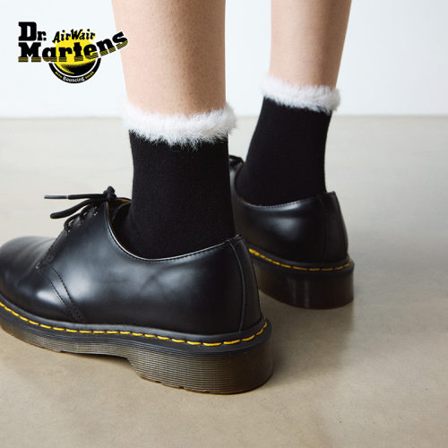 Dr.Martens马丁博士Faux Fur Sock 26秋新款舒适百搭透气弹力袜子
