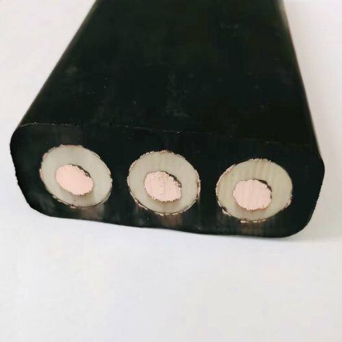YJGCFPB高压扁卷筒电缆10kV 港机堆取料机卷筒 可复合控制芯/光纤