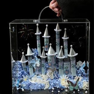 小红书爆款城堡有钱花diy材料包七夕520情人节送女友闺蜜生日礼物