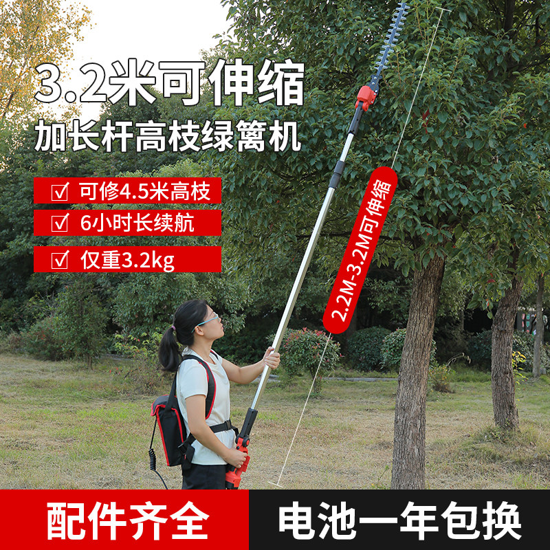 德国进口斯蒂尔高枝绿篱机高空伸缩高空加长杆电动篱笆剪茶叶绿化