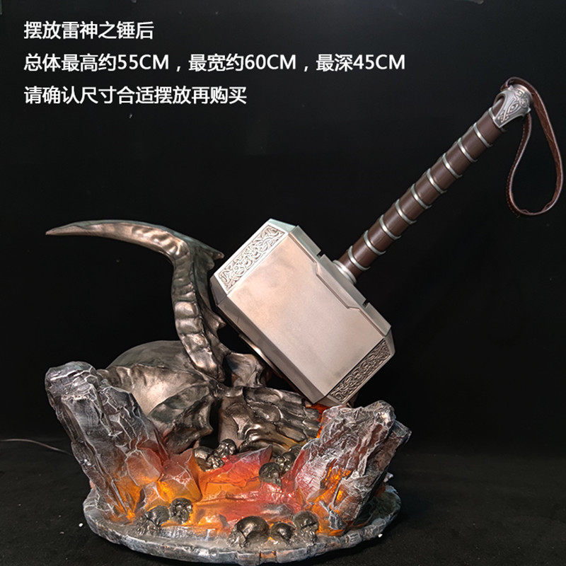 0版雷神索尔暴风战斧武器模型周边