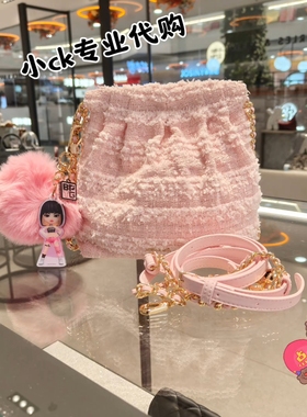 CHARLES&KEITH秋冬新款小CK2-60782390-A链条双肩流浪包托特女包