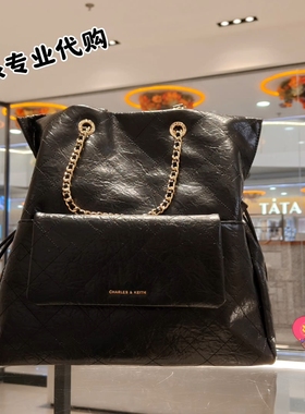 CHARLESKEITH 25冬新品小CK2-30782756大容量福袋抽绳双肩包女包