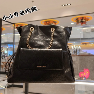 CHARLESKEITH 25冬新品小CK2-30782756大容量福袋抽绳双肩包女包