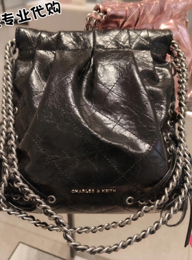 CHARLES&KEITH 25新款小CK2-60782390-B蝴蝶结迷你号托特包流浪包