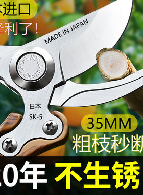 新款原装新款强力锋利修粗枝剪园林果树家用省力花艺剪刀园艺专用