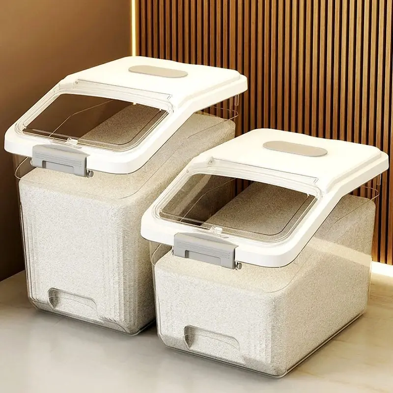 米桶家用防虫防潮密封食品级米桶箱30斤大米面粉猫粮储存罐米缸