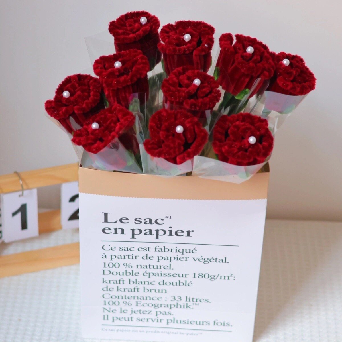 多巴胺扭扭棒玫瑰花成品节日送女友送闺蜜教师节礼物情人节