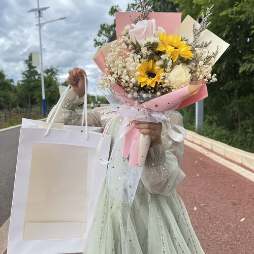 满天星干花玫瑰向日葵香皂永生