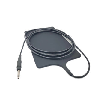 可重复使用硅胶负极板6.3mm通用电极线高频电刀负极板导联线