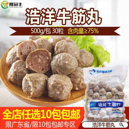 浩洋牛筋丸关东煮潮汕牛肉丸肉丸