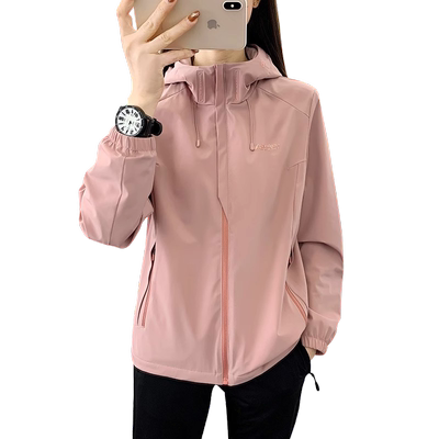 户外冲锋衣防风防水外套女