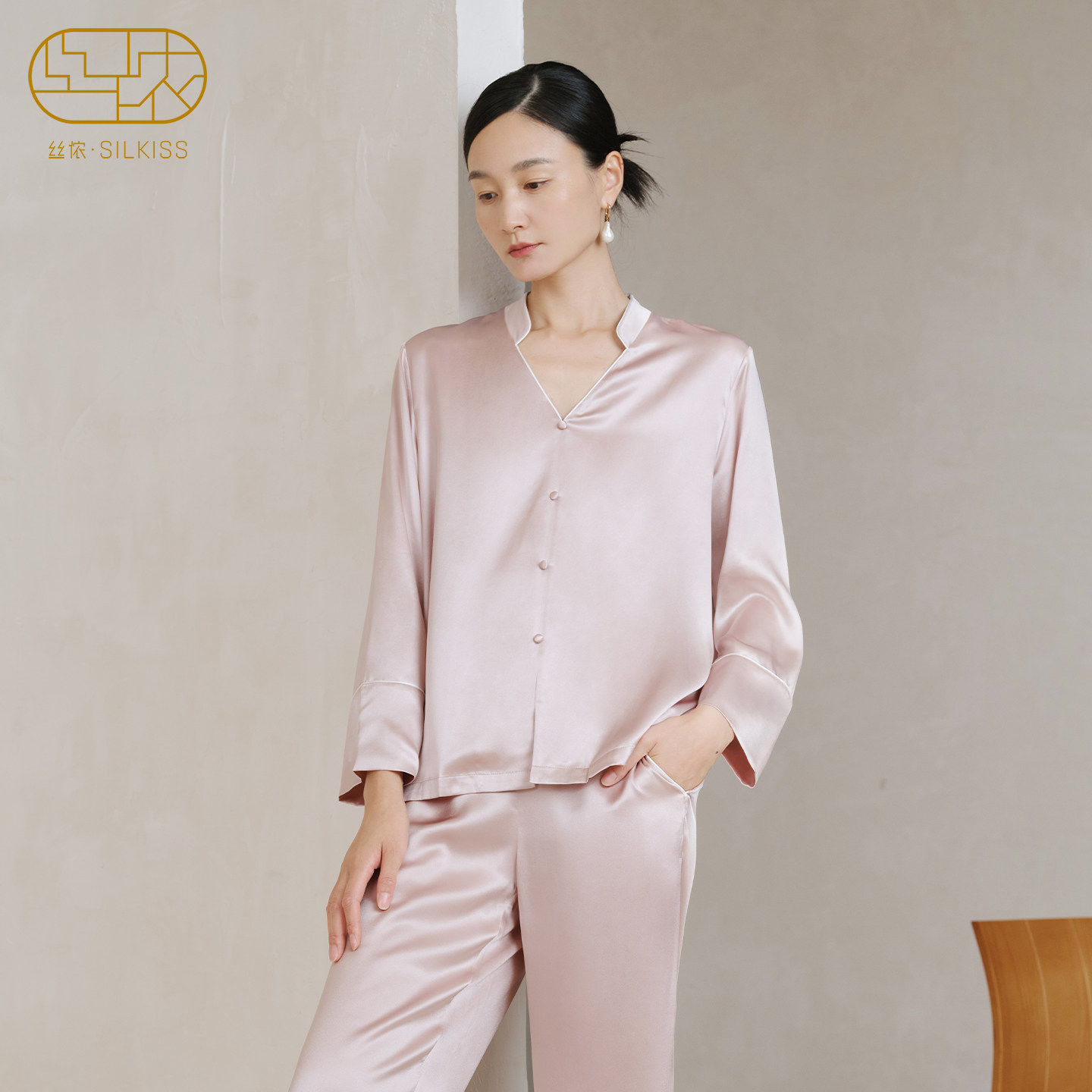 丝侬新中式真丝睡衣女款套装高级丝绸桑蚕丝家居服女士送妈妈礼盒,女士内衣/男士内衣/家居服,睡衣/家居服套装,淘宝优惠券,粉丝福利购,淘宝优惠卷