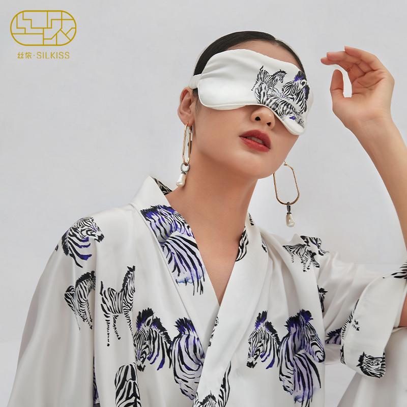 礼物』丝侬中式真丝睡衣真丝眼罩丝绸家居服可定制刺绣礼盒2025春