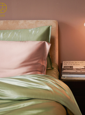 丝侬6A高档重磅真丝枕头套双面100%桑蚕丝枕套信封式结婚礼物单人