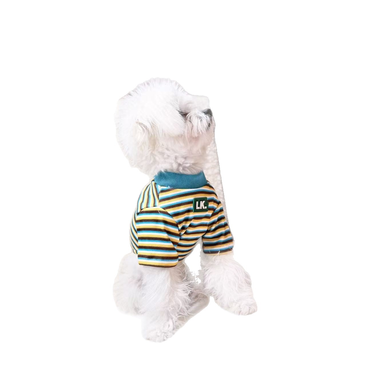 宠物狗狗衣服春条纹卫衣柴犬柯基泰迪比熊博美中小型犬宠物衣服薄