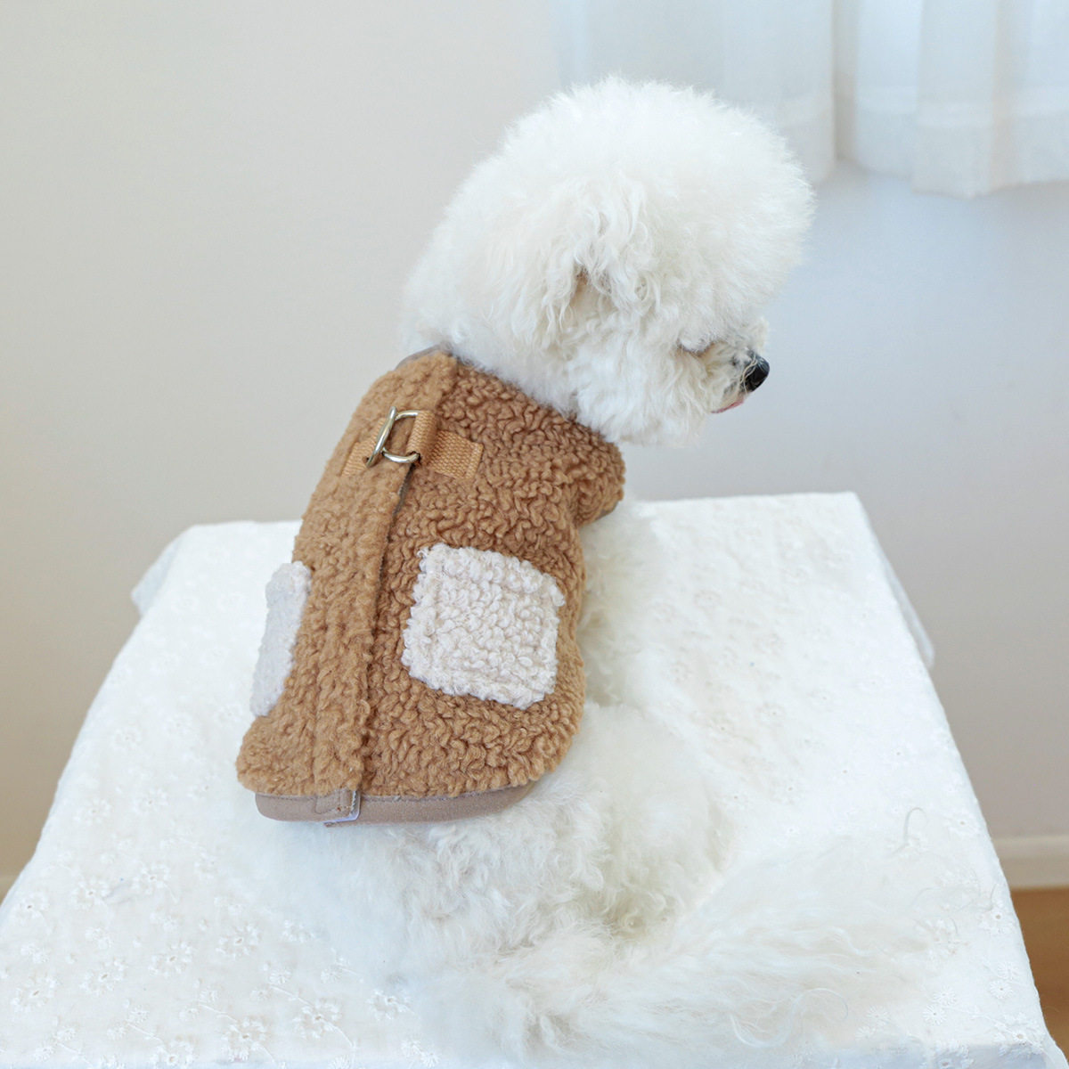 PETCIRCLE宠物小狗猫咪衣服可爱工厂秋冬新羊羔绒马甲背心批发