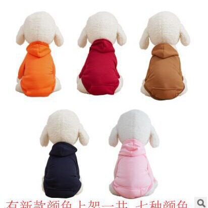 宠物 狗狗衣服中小型犬口袋卫衣秋季新款休闲外套泰迪八哥法斗牛
