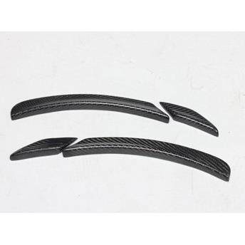 适用于07-13款奔驰C级C63 W204 C200 C220 C260碳纤维改装后轮眉