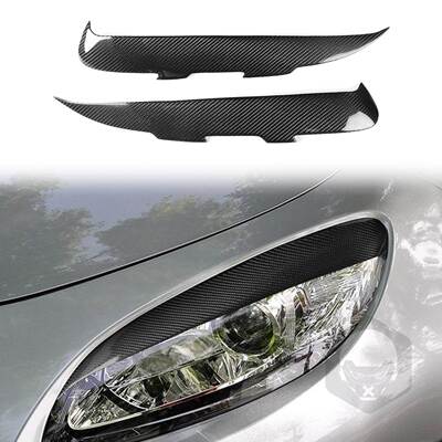 适用于马自达MX-5 MX5 Miata 09-12年灯眉贴装饰贴汽车外饰改装