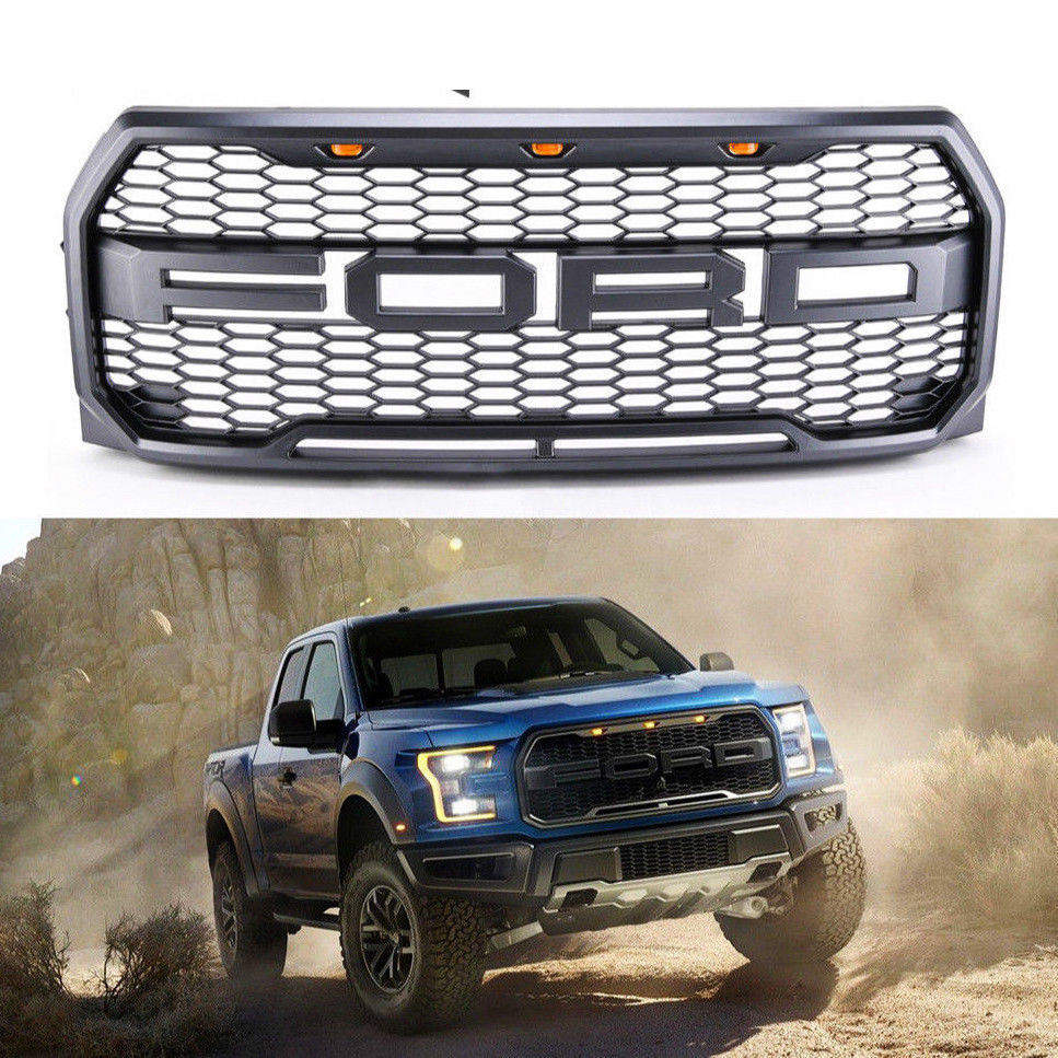 猛禽中网福特前脸f150福特中网f-150 raptor皮卡2015-2017fr字母