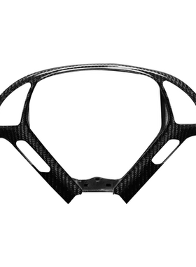 适用英菲尼迪G37 EX37 Q40 G25 EX方向盘改装碳纤维替换件盖-黑色