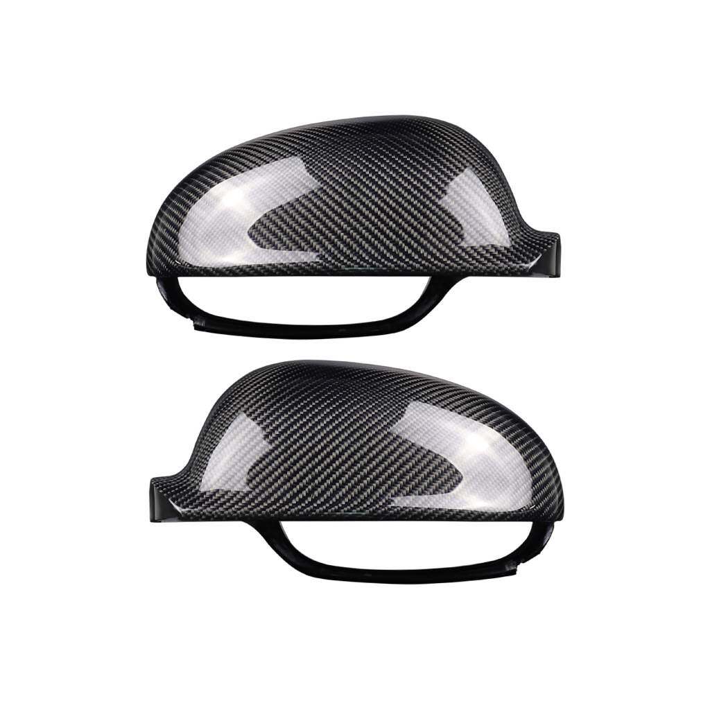 适用大众高尔夫5 GTI Mk5 碳纤维后视镜壳替换件汽车改装配件装饰