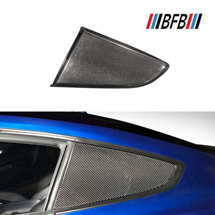 适用于福特野马碳纤维百叶窗Mustang后窗饰板车窗后百叶外饰贴