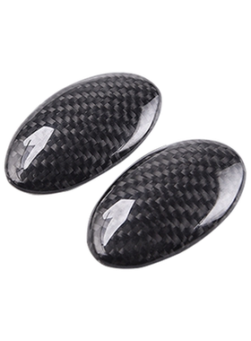 适用宝马Mini CooperF55真碳纤维排挡档把头贴片装饰改装贴件汽配