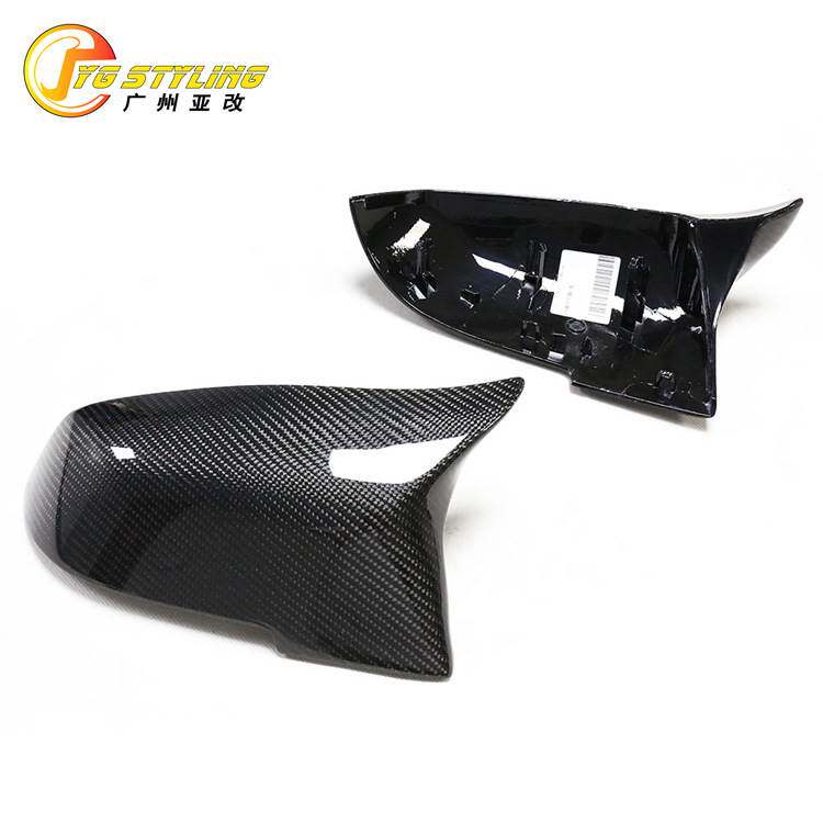 跨境适用于宝马1234系X13GT/320/425i牛角款替换式后视镜壳罩