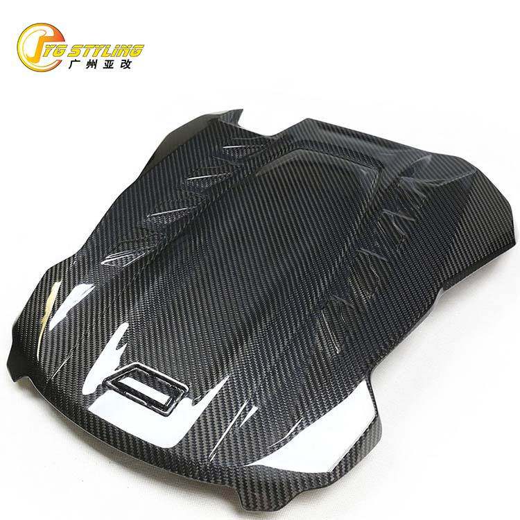 跨境适用宝马X5M/X6M干碳纤维替换式引擎盖板罩Hood / Bonnet