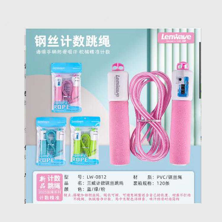 兰威中考中小学生钢丝计数跳绳