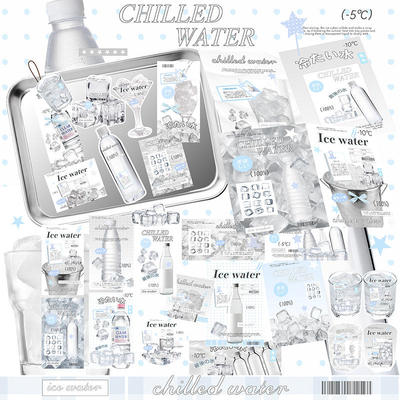 小锅贴贴纸/立体贴纸D家冰块