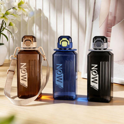 缤红水具套装雾光方形塑料杯吨