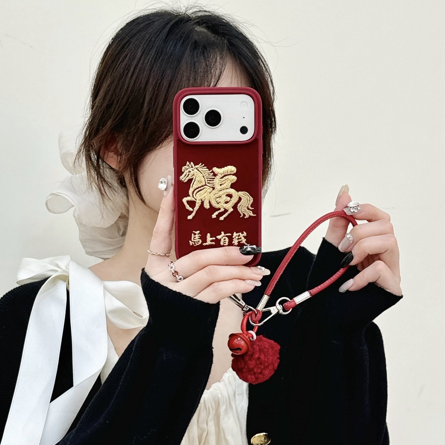 适用苹果17promax手机壳iPhone16pro刺绣15马上有钱16promax新年款17pro全包外壳,3C数码配件,手机保护套/壳,淘宝优惠券,粉丝福利购,淘宝优惠卷