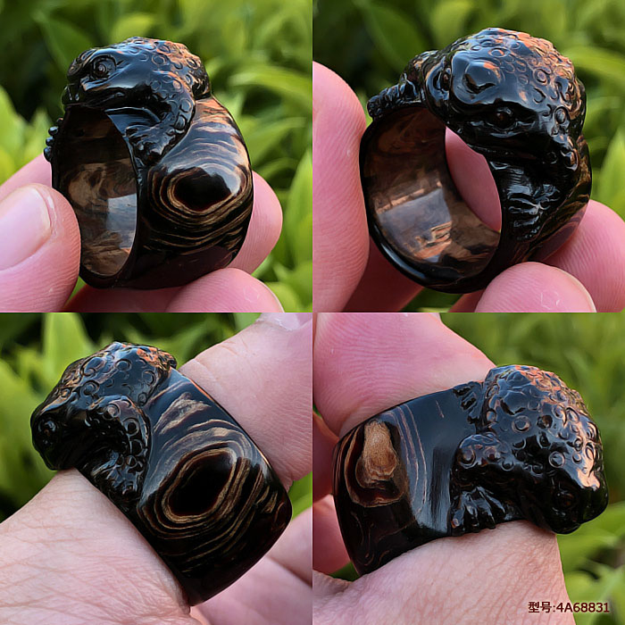 血柳活柳小六戒指扳指指环